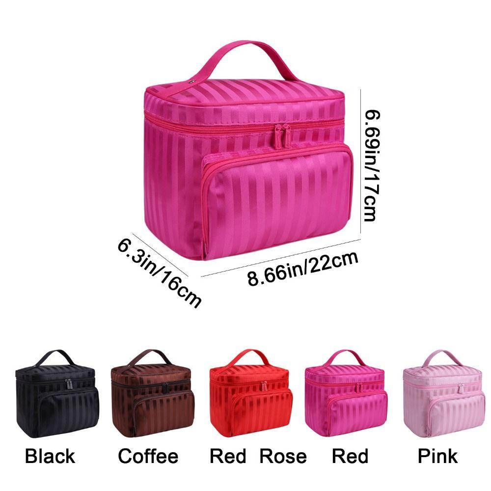 Waterproof Makeup Bag Hand-held Travel Organizer Fashionable Toiletry Bag  for Home