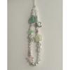 Summer Bling Phone Strap Lanyard  Pigeon Bead DIY Key Chain Pendant For iPhone 13Mini Vivo Oppo Books Cute Flower Case