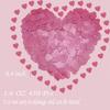Heart Confetti Glittery Rose Gold Love | Valentine's Day Wedding Anniversary Engagement Bachelorette Party Festival Decoration Supplies |