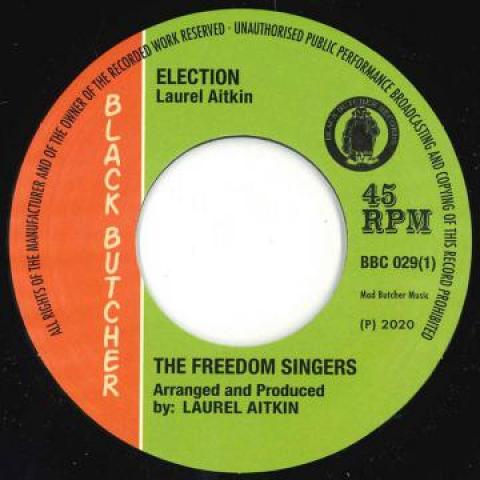 

7-дюймовая пластинка FREEDOM SINGERS / FLECE & THE LIVE - Election / Tomorrow s World BBC029 Black Butcher C 1970 Европа Регги, Ска и Даб Б/У