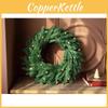 New Christmas Wreath Door Hanging 50/60cm Green Pe Mixed Leaf Snowflake Decor