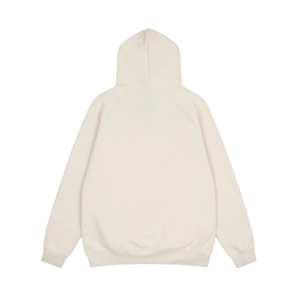 2024 Unisex FOG Flocked Velvet Hoodie: Autumn/Winter Loose Fit
