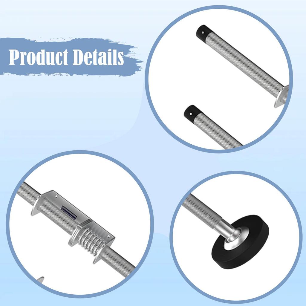 2x Ladder Levelers Stabilizer Ground Level with Screw Nonslip Leveling Tool Adjustable for Outdoor Cement Household Indoor