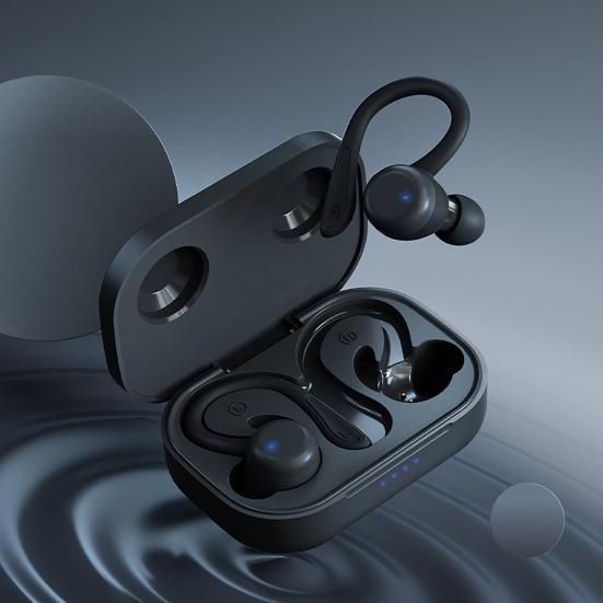 Bluetooth-compatible Earphones Ear Control IPX6 Waterproof Hook Touch Wireless Earbuds Sports Headset