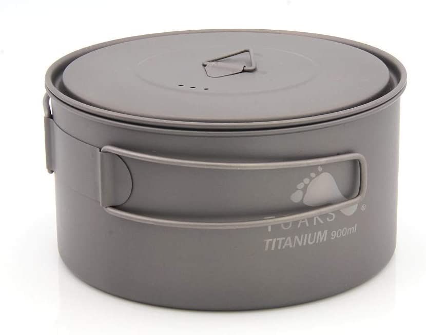 TOAKS Titanový hrnec Kempingové nádobí Kombinovaná sada CMB-1350-900 CMB-1600-1300 (CMB-1350-900)