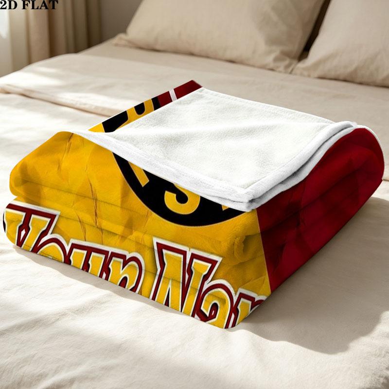 1PC Dresden Den Custom Custom Name Patterned Flannel Blanket Suitable For All Seasons for Home Decor Warmth and Comfort Gifts Holiday Gift