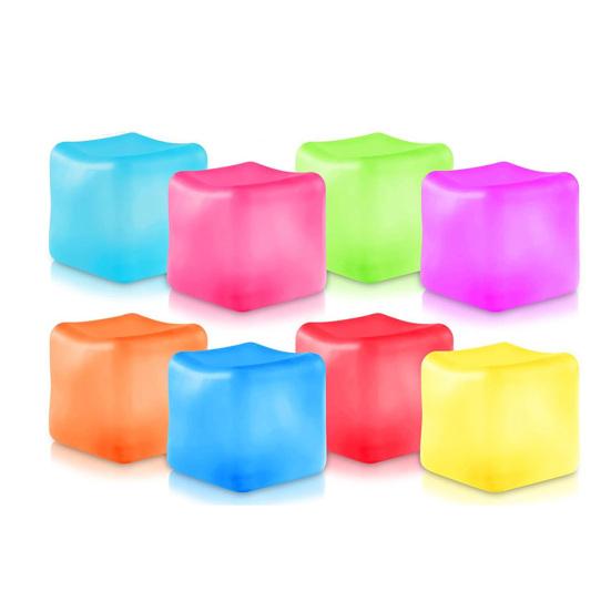3Pcs Stress Cube Fidget Toy Anxiety Relief Ice Cube Squeeze Decompression