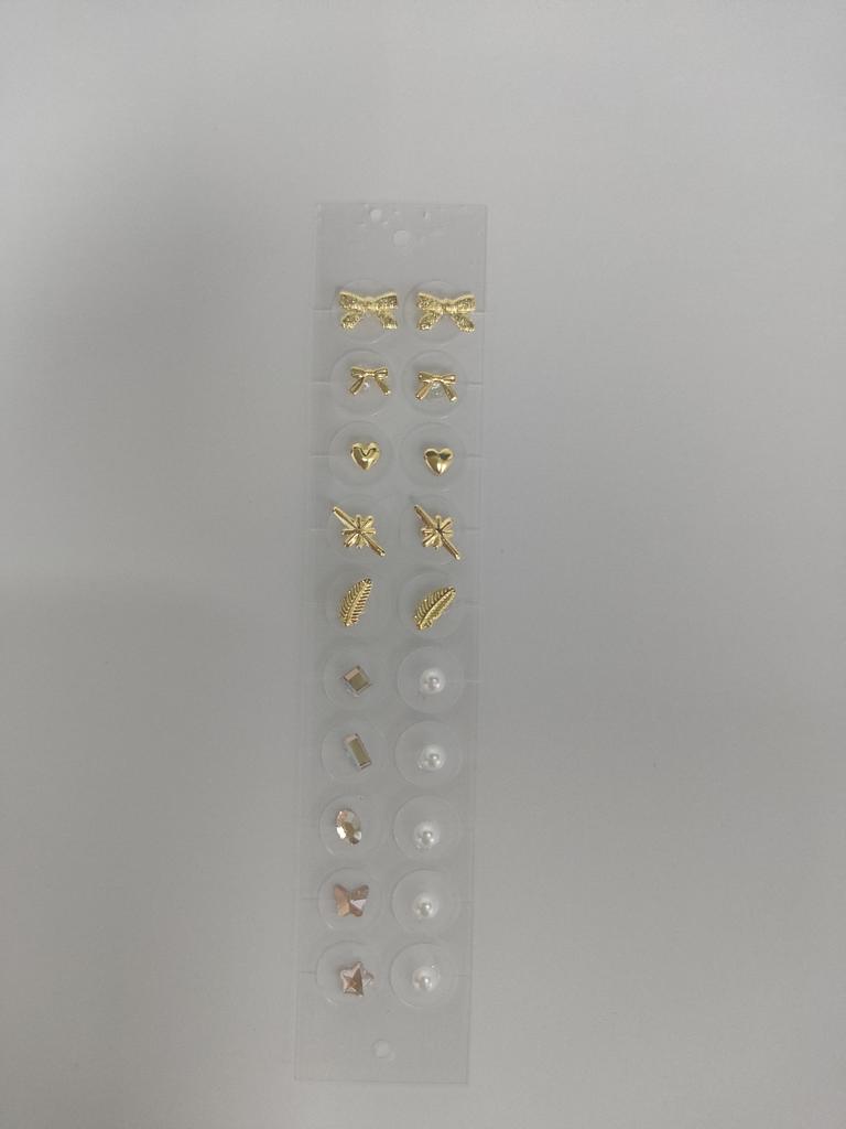 20PCS/Sheet Fashion Pearls Ear Point Stickers Ear Pressure Stick Acupuncture Auricular