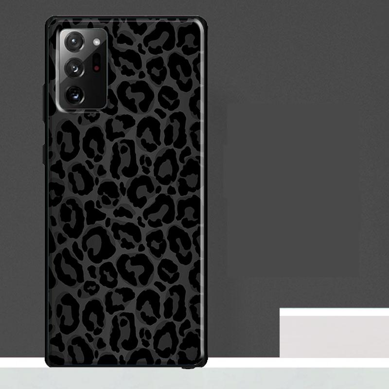 

Leopard Print Black Cheetah Pattern Case For Samsung Galaxy S24 Ultra S23 S22 S21 S25 Ultra S9 S10 S20 Plus S25 FE Phone Cover Galaxy S21Ultra