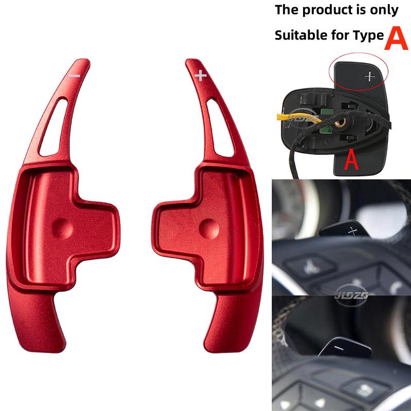 For Mercedes-Benz A Class A180 A200 A220 A250 W176 2013-2015 Car Steering Wheel Shift Paddle Aluminum Alloy Car Styling Extender