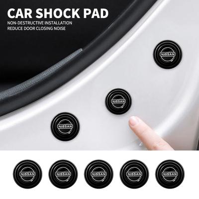 Car Door Shock Absorber Pads Buffer Bumper Anti-collision Shock Absorbing Gasket For Nissan Qashqai X J10 J11 Juke Pulsar Altima