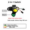 Multistyles Reverse Horn Dual Flashing Headlights  Electric Vehicle Switch Accessories