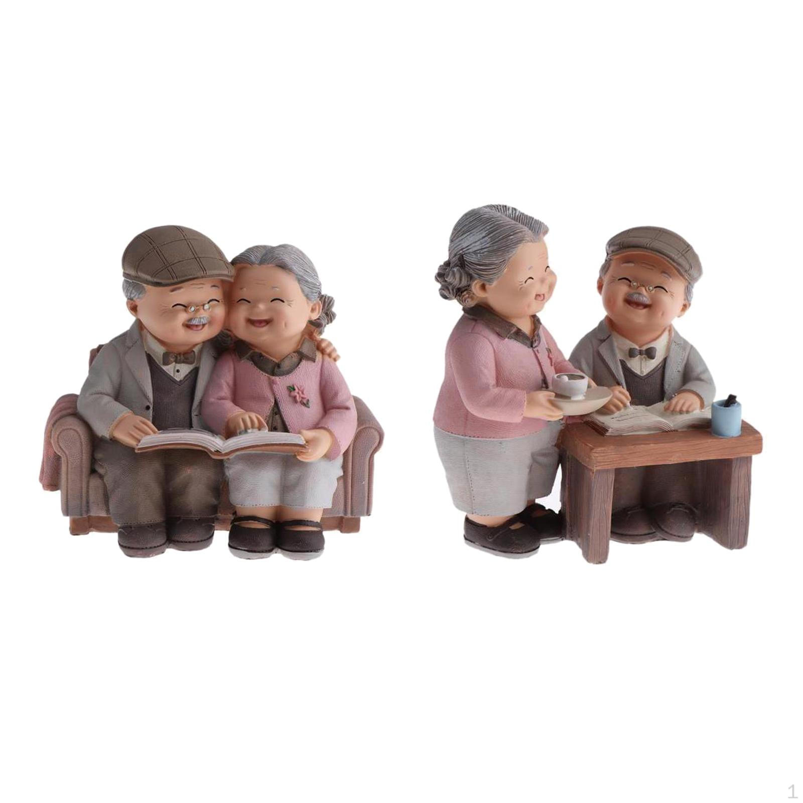 

2шт миниатюрная любовная пара в форме статуи модель сада декоративная