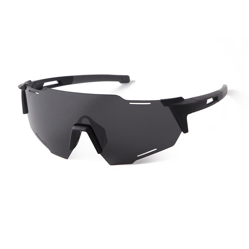 2025 mountain climbing men women Geometry glasses polarized anti UV cycling Rimless Frameless PC sports Sunglasses Sport Sunglasses&TAC&PC