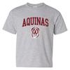 Aquinas Arch Logo - Collegiate Sports Team Youth T-Shirt - Sport Grey