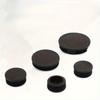 5pcs Circular Rubber Pipe Plug, Blade Type Plug, Furniture Iron Pipe Plastic Hole Plug