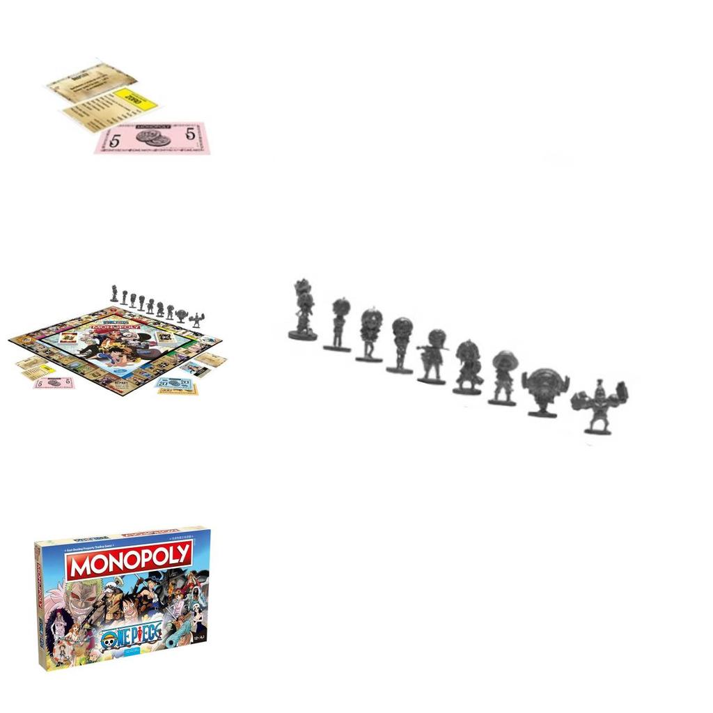 Exciting One Piece Monopoly English Board Game Card Set For Ages Seven To Thirty Five