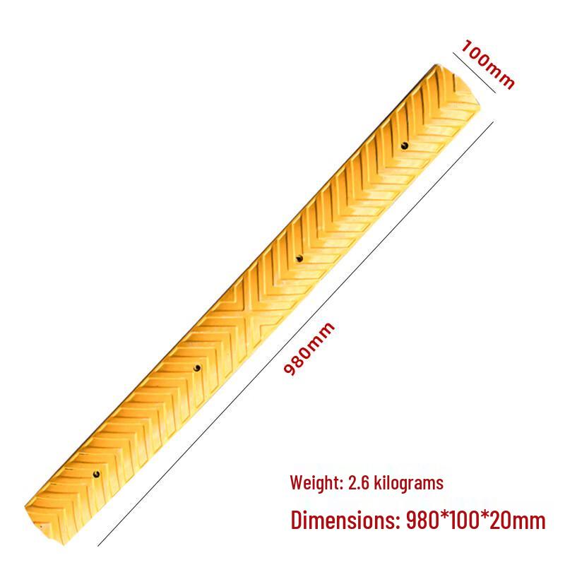 Brangdy Rubber Traffic Cable Protector Speed Bump