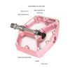 Rutschfeste Rennradpedale Mountainbike-Pedale Aluminiumlegierungs-Pedale 3 Lager Breite Flache Fahrradpedale