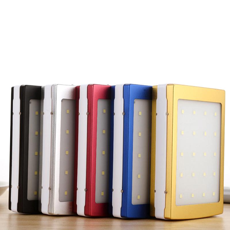 20000Mah Solar Led Dual Usb Empty Box Case For Power Bank No Battery