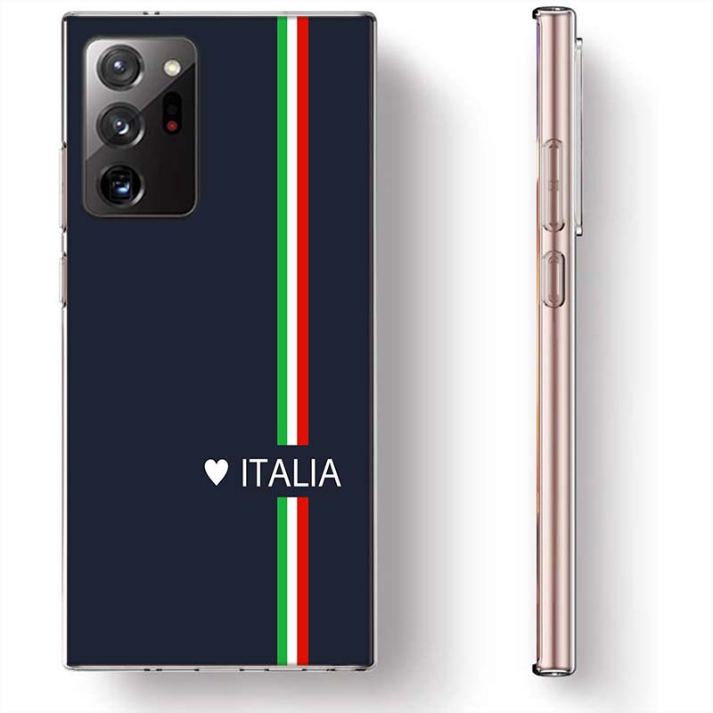 Italy Flag Phone Case for Samsung A17 A37 A57 A55 A35 A25 A15 A54 A14 A24 A34 A13 A23 A33 A53 A07 A05S A04S A03 A73 Galaxy Note