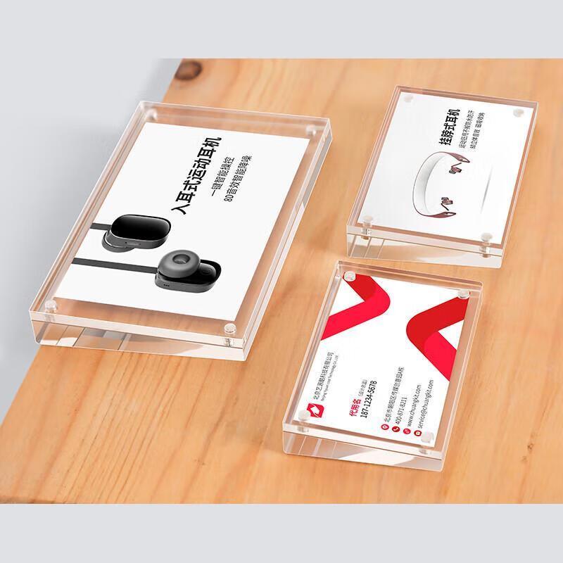 SEE KEAN Acrylic Magnetic Slanted Table Sign