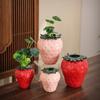 Ceramic Vase Red Strawberry Creative Hydroponic Decoration Fresh Flowers Living Room Desktop Decoration Ornaments