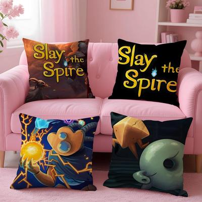 Game Slay the Spire Cushion Cover Comfortable Reversible Pillow Cover Ideal for Car Sofa Bedroom & Beyond