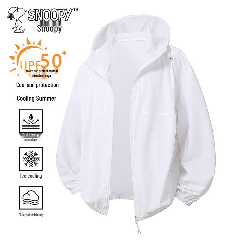 Snoopy Men s Ice Silk UV Protection Outdoor Jacket 4XL