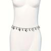 Accessories, Fashionable Single-Layer Size Peach Heart Trouser Chain, Hip-Hop Trendy And Cool Street Versatile Trouser Chain