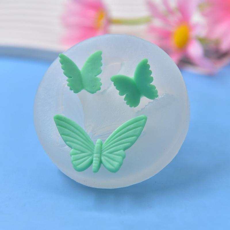 Silicone Mould Butterfly Shaped Mould Decorations Lovely Animal Epoxy Resin Molds Baking Molds for Chocolate Decorations