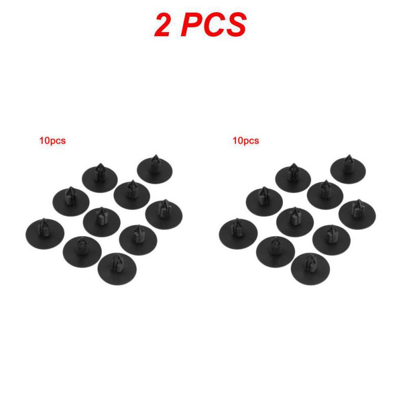 1~10PCS Black Plastics Wheel Arch Lining Splash Guard Trim Clips For Clio MK2 Scenic Megane Car Styling Fender
