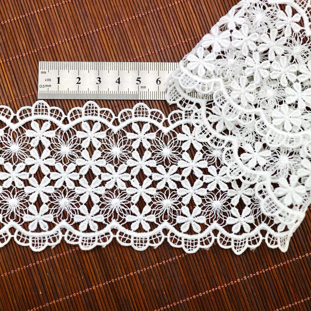 Hollow Polyester Lace Clothing Splicing Decorative Materials Diy Home Curtain Sewing Accessories
