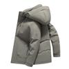 New Autumn and Winter Thickened Mid-length Hooded Down Jacket Men's Outdoor Warm Casual Down Jacket Men's Clothing