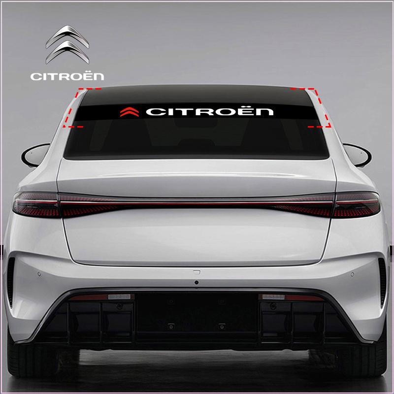 Citroen LOGO Emblem Auto Frontscheibenaufkleber Vorne und Hinten Dekorativ für Citroen DS C1 C2 C3 C4 C5 C6 C8 C4L DS3 DS4 DS5 LS DS6 Picasso