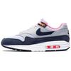 Air Max 1 Pure Platinum Midnight Navy Racer Pink Women's 319986-116