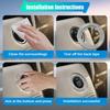 Car Bling Crystal Rhinestone Engine Start Decoration Ring, Ring Start Button Cover Sticker Key Ignition & Knob Ring Decoration, Bling Car Interior