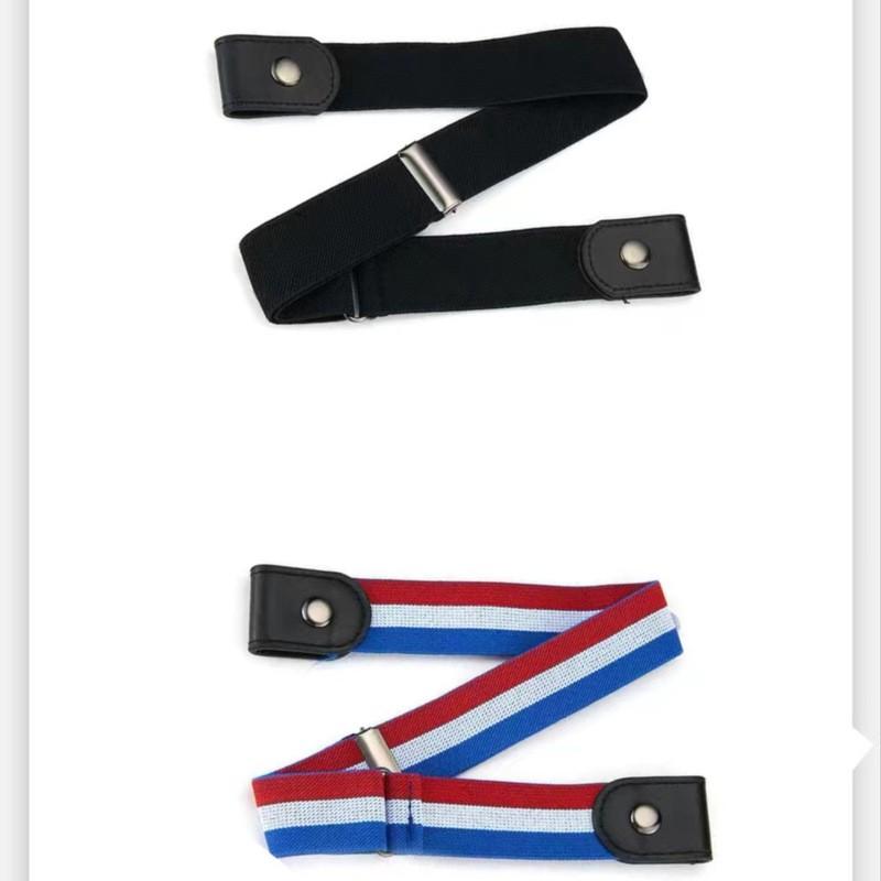 Invisible No Show Stretch Belt Women Elastic Waistband Jeans Versatile Fashion Accessory