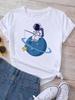 Kids Maycaur T Shirt Unisex Moon Planet Print Fashion Tee Shirts Casual Round Neck Short Sleeve