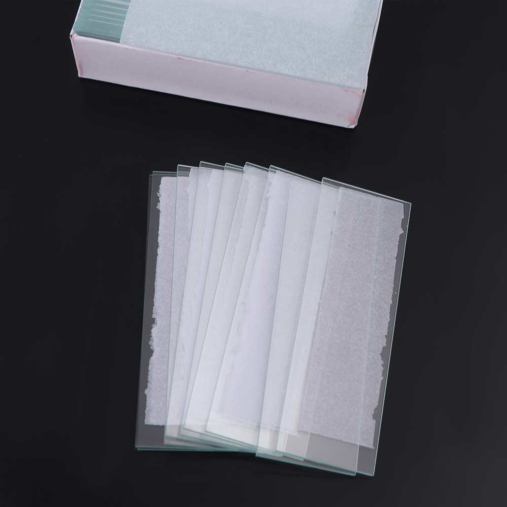 Specimen Transparent Slides Reusable Optical Microscope Microscope Slides Glass Slips Cover Glass