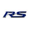 1pcs 3D Metal RS Logo Car Decal Trunk Body Side Sticker Accessories