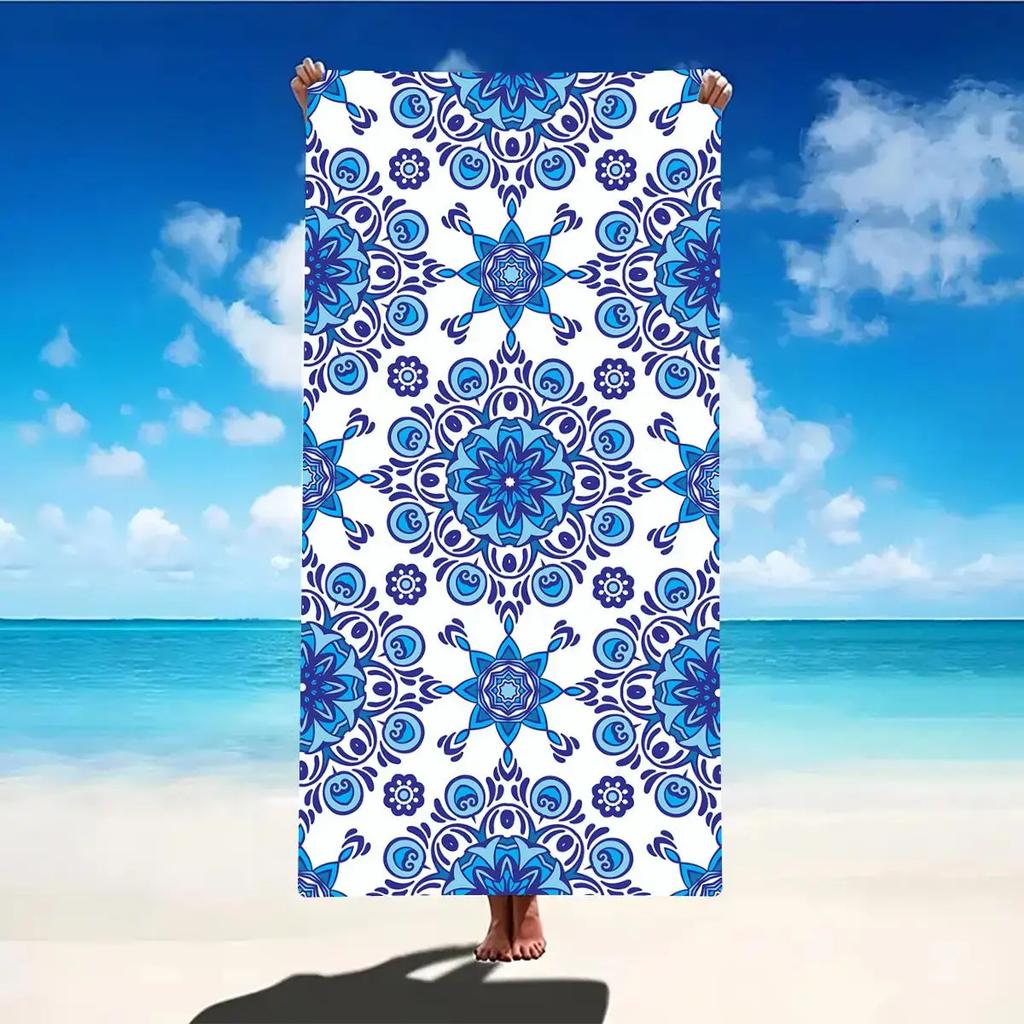 Classical Beach Towel Large Size Outdoor Travel Camping Absorbent Beach Towels Super Soft Summer Swimming Towel Bath Towel Sea