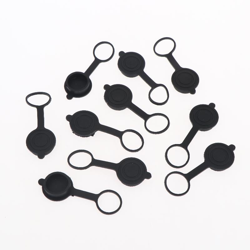 2/4/10Pcs Welding Cable Connector Rubber Metal Protective Cover Gx12 Gx16 Gx20 Aviation Circular Plug Socket Waterproof Dust Cap