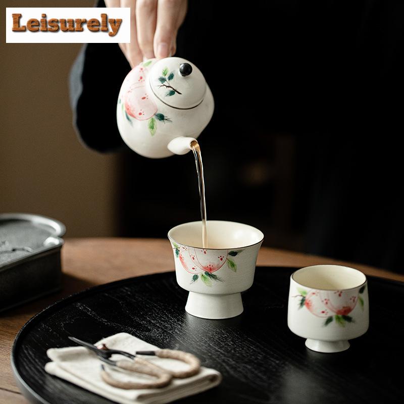 2 ks/sada čínských šálků na čaj s jinovým práškem, ručně malované, s motivem dlouhověkosti, broskev, mistrovský pohár s motivem vody a měsíce, malá vysoká miska na čaj, čajové nádobí 70ml