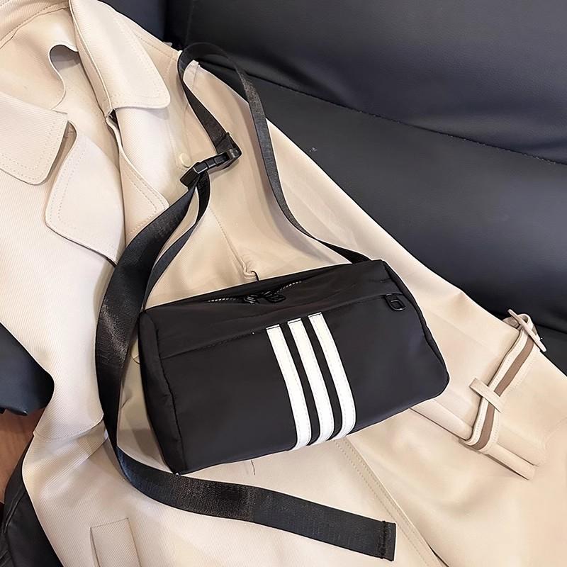 Simple Canvas Crossbody Bag for Women, Large Capacity Casual Travel Bag, Lightweight Sports Gym Bag, Versatile Tote Shoulder Bag