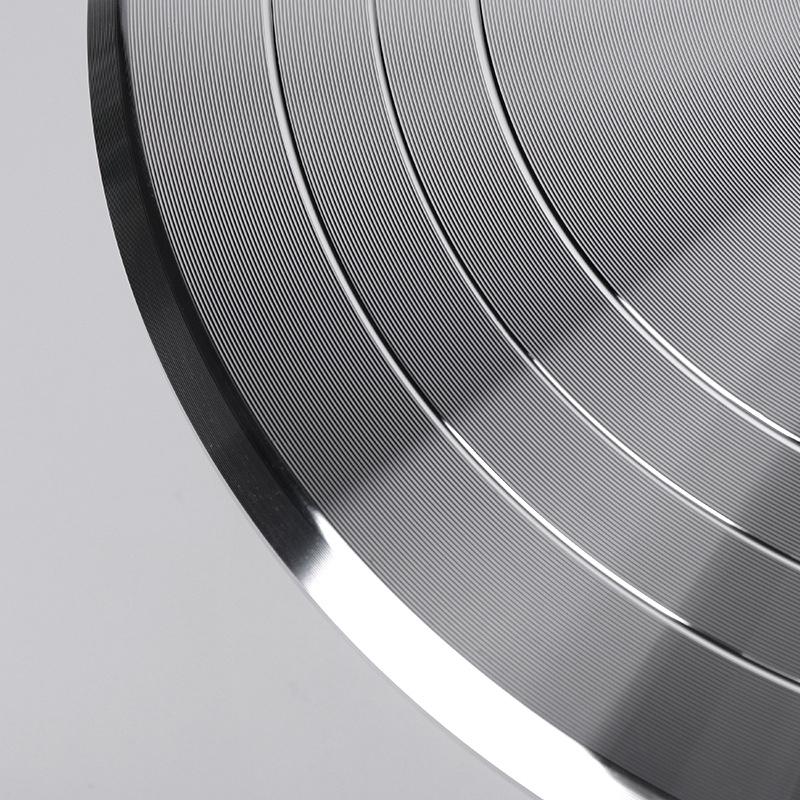 Cake Turntable Revolving Cake Stand Aluminum Alloy 10/12 Inch Silent Bearing Rounded Edges For Home For Cake Decorating Supplies