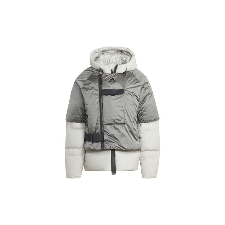 

Новая пуховая куртка Adidas Зимняя Мужская Металлический серый FT2420 S