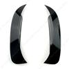For Mercedes Benz X156 GLA GLA45 AMG GLA220 GLA260 2013-2018 Gloss Black ABS Rear Bumper Lip Spoiler Canards Vents Tuning