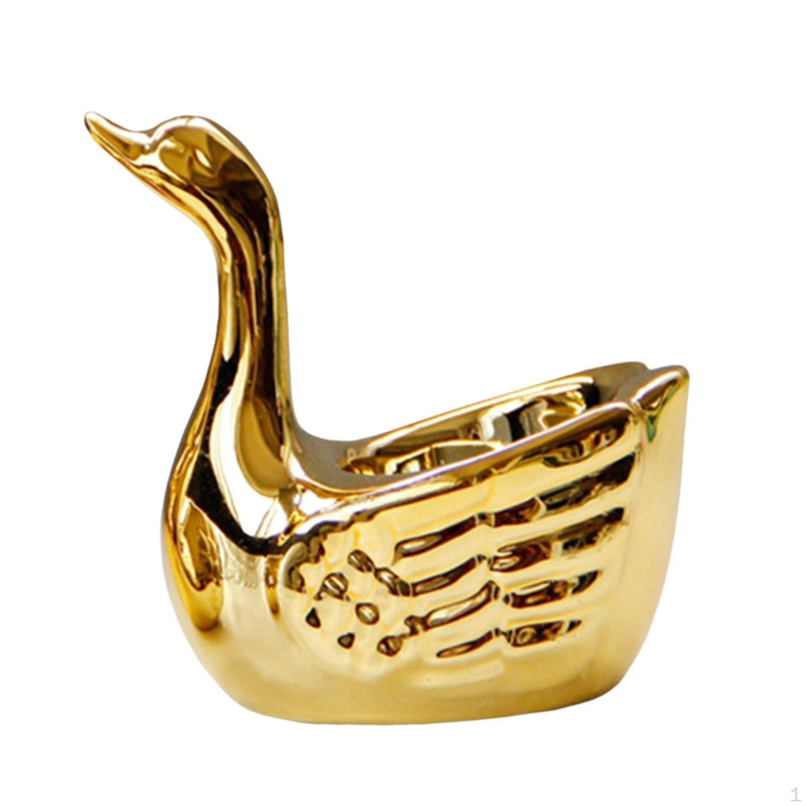 

Подсвечник Golden Swan, креативный настольный центральный элемент, подставка для чайной свечи Head up
