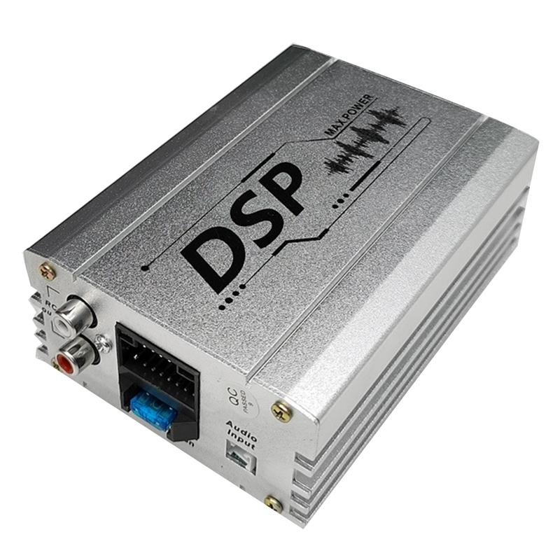 Silver Car Dsp Digital Audio Processor Navigation Machine Sound Quality Enhancement Effect 4 In 6 Out Dsp Car Power Amplifier